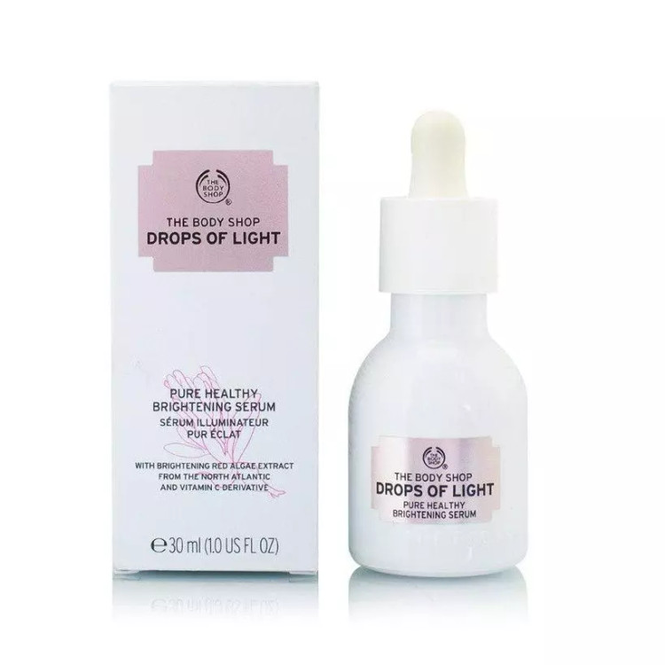 بسته بندی سرم روشن کننده بادی شاپ