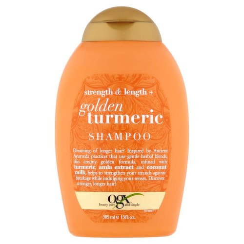 شامپو زردچوبه و آملا ogx