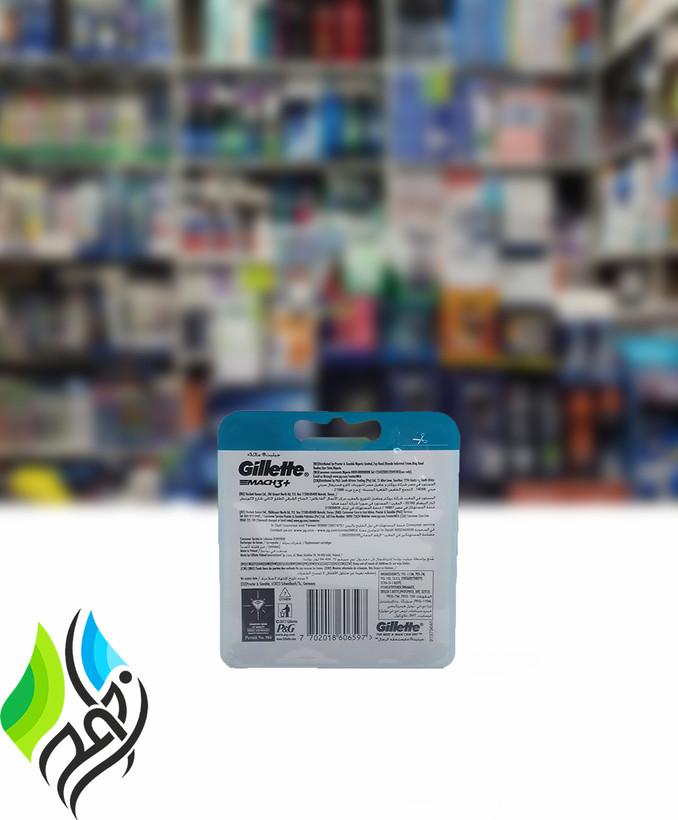 تیغ یدک ژیلت 3 لبه مدل Mach 3+ Plus بسته 5 عددی
