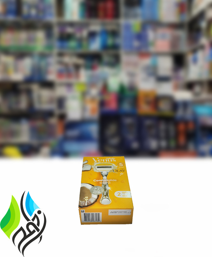 خودتراش 5 تیغ ژیلت ونوس/venus مدل Olay plus ژیلت به همراه دو یدک
