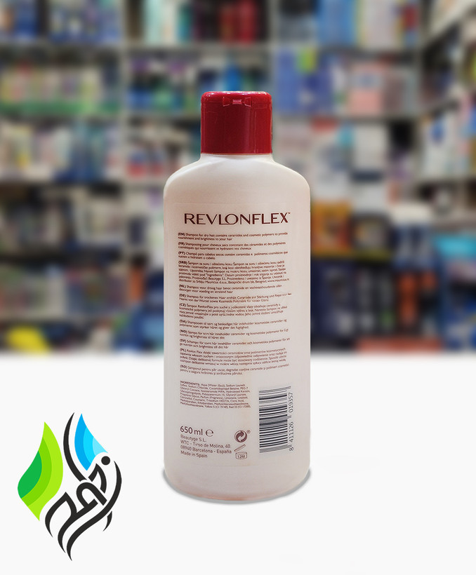 شامپو کراتینه مو های خشک رولون فکس/Revlon Flex حجم ۶۵۰ میلی لیتر