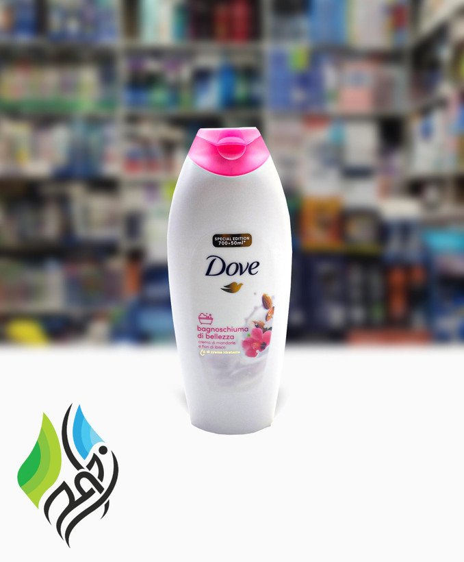 شامپو بدن و ژل حمام داوو/Dove مدل بادام و هیبیسکوس