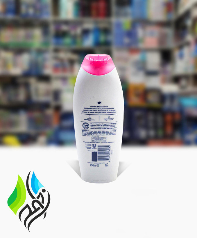 شامپو بدن و ژل حمام داوو/Dove مدل بادام و هیبیسکوس