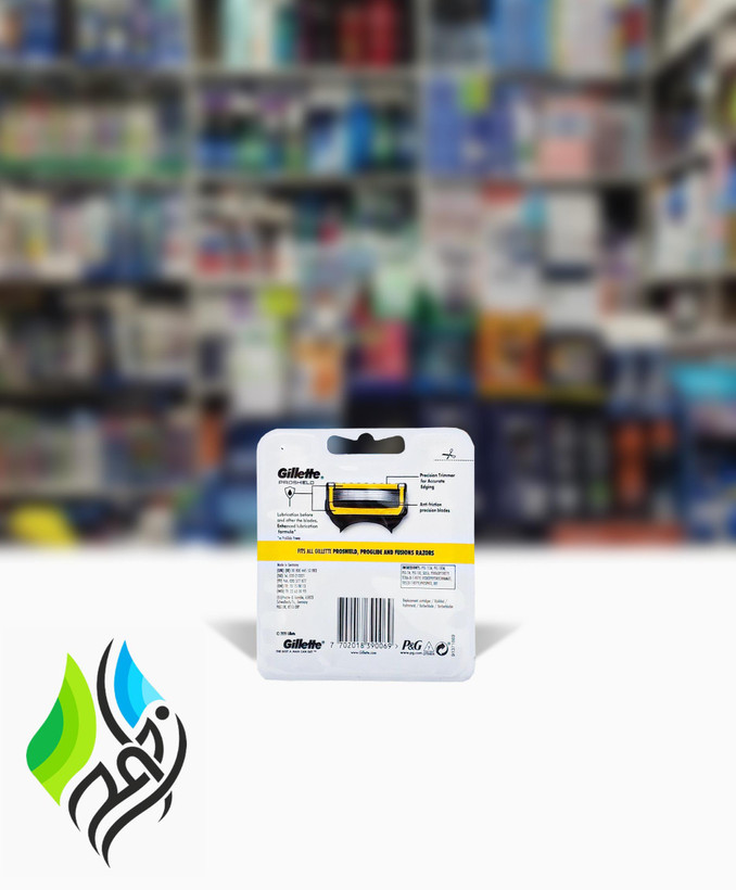 تیغ یدک ژیلت فیوژن پروشیلد / Gillette Proshield پک 4 عددی 5 لبه