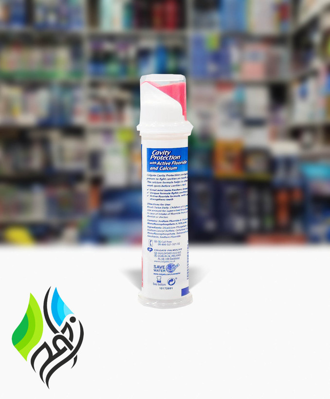 خمیردندان پمپی ضدپوسیدگی کلگیت Colgate Cavity Protection حجم 100 میلی لیتر