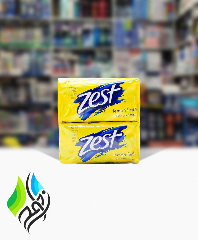 صابون نرم کننده معطر زست / Zest لیمویی پک ۴ عددی