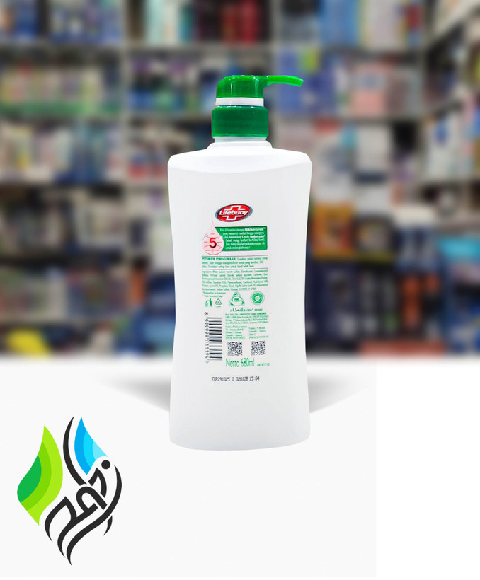 شامپو پمپی لایفبوی / life buoy مدل تقویت کننده و درخشان کننده مو 680میل