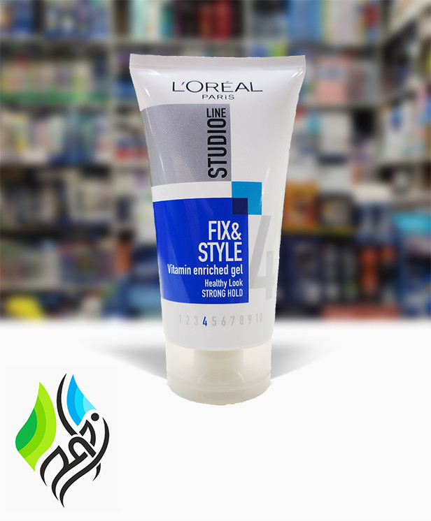 ژل حالت دهنده مو لورآل/L'Oreal مدل Fix&Style شماره ۴ حجم۱۵۰ میل