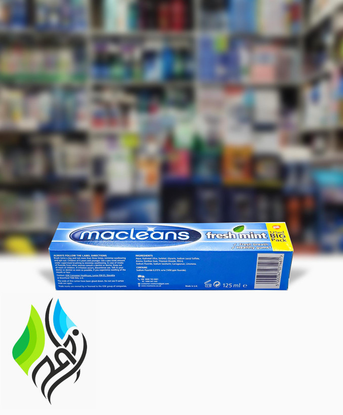 خمیردندان مکلینز مدل Fresh Mint حجم ۱۰۰میلیلیتر