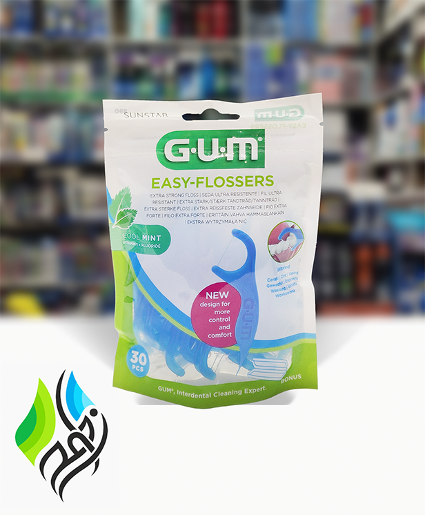 نخ دندان کمانی GUM، مدل Easy Flossers (ایزی فلاسرز) 890، بسته 30عددی