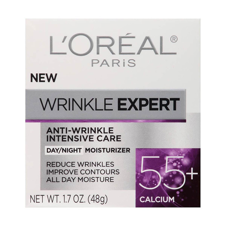 کرم ضد چروک و آبرسان و سفت کننده لورال مدل Wrinkle EXPERT CALCIUM حجم ۵۰میل کپی