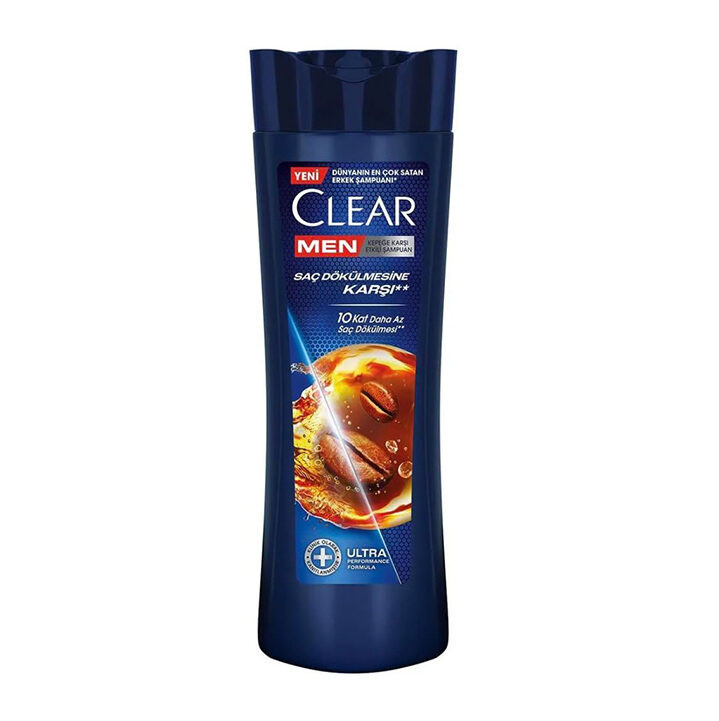 شامپو ضد شوره و ضد ریزش مردانه کلیر Clear حاوی کافئین حجم 350 میل