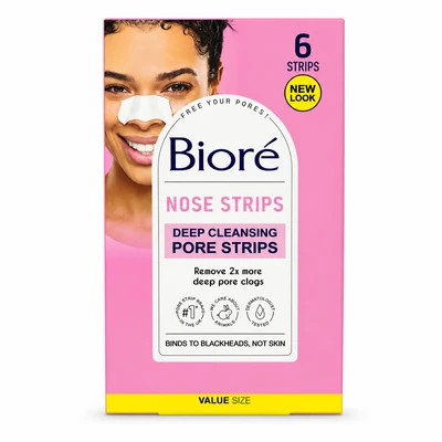 چسب بینی بیور Bioré Nose Strips مدل Deep Cleansing Pore Strips – بسته 6 عددی