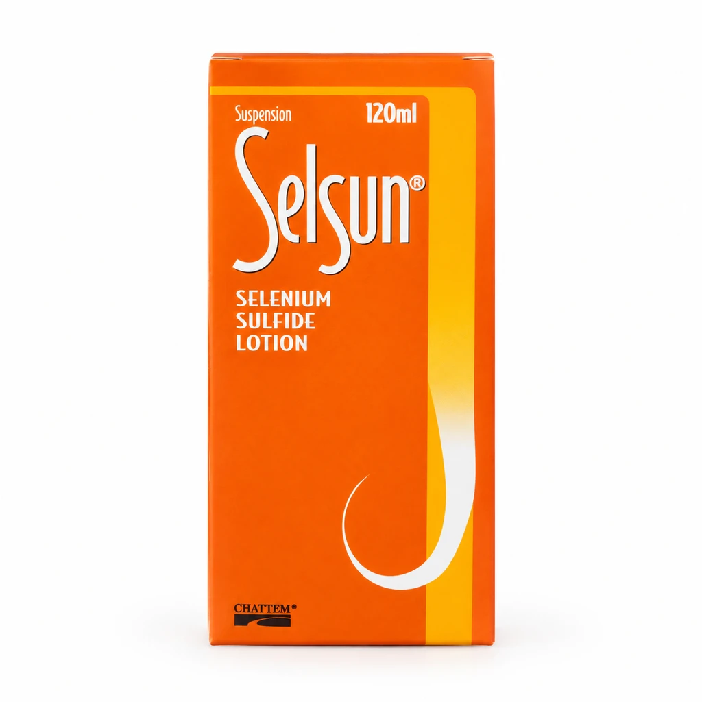 «شامپو / لوسیون درمانی سل‌سان»۱۲۰ میلی لیتری Euro Derma Selenum silfide lotion